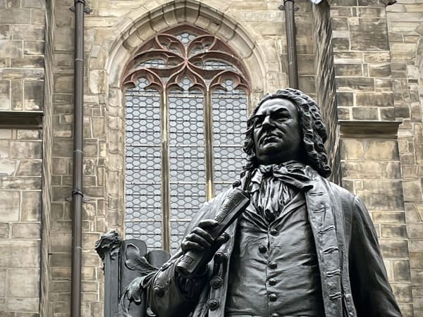 Estatua de Bach en Leipzig